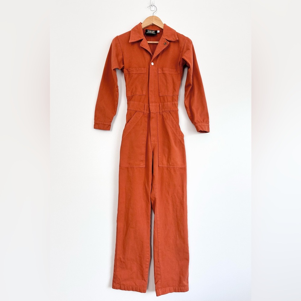 Big Bud Press Everyday Jumpsuit Burnt Orange - Picture 5 of 15